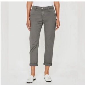 AG Adriano Goldschmied Slim Khaki Crop